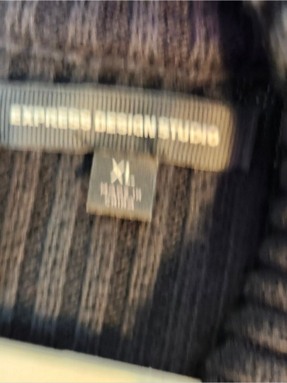 Express Black Ribbed Zip-Front Cardigan - Picture 2 of 6